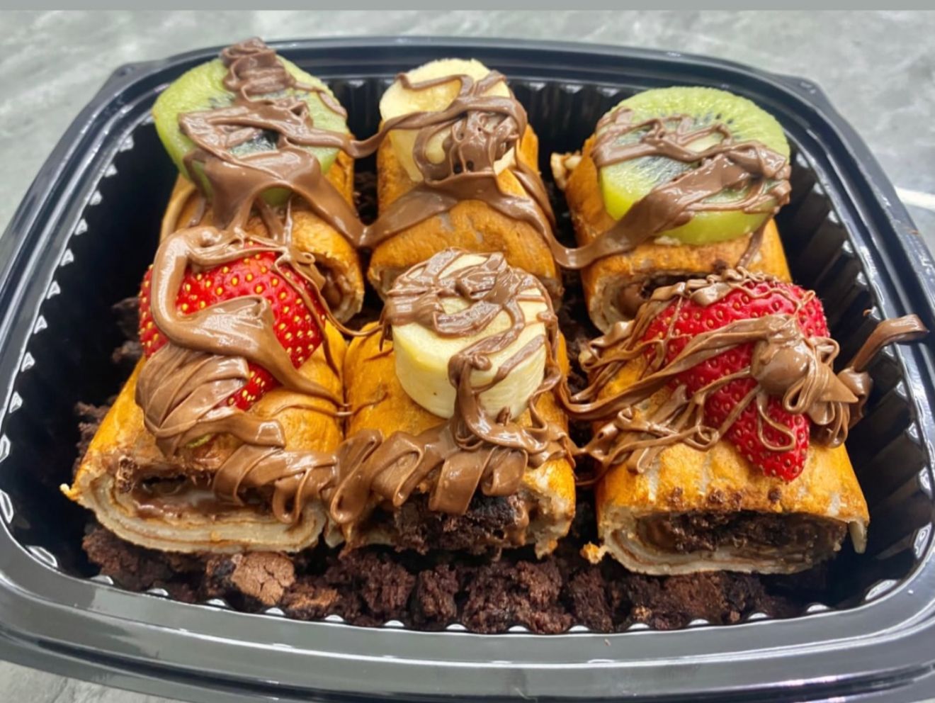 Sushi Brownie Crepe